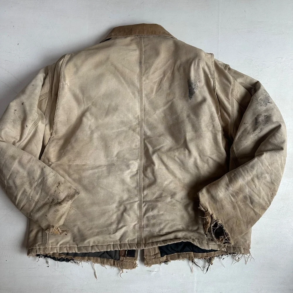 Carhartt Vintage Detroit Distressed Faded Arctic Insulated Jacket - Picture 9 of 9